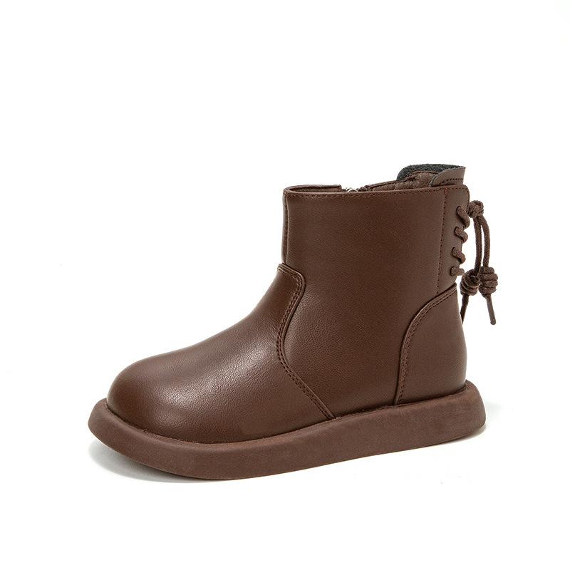 Children's boots Spring and Autumn 2025 new popular girls Martin boots black autumn older children's boots British single boots