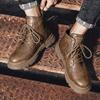 New Men Boots Comfortable Spring Autumn Warm Waterproof Fashion Ankle Boots Casual Men Leather Working Boots Men
