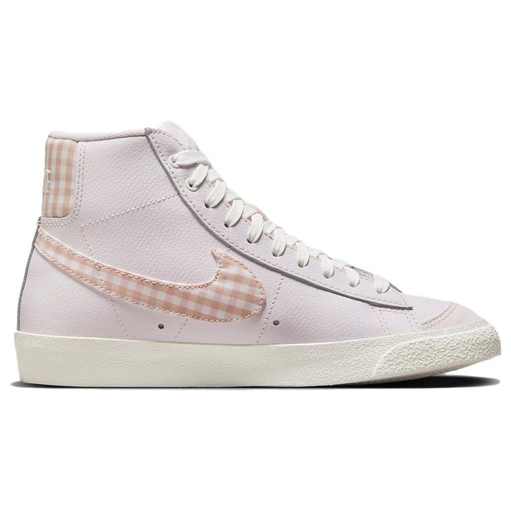 Nike Blazer Mid '77 Women Summit White Pink Barbie Pink Plaid FD9163-600