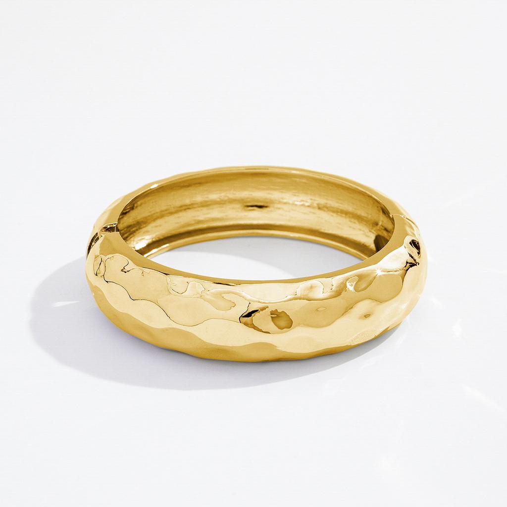 Metal Liquid Pleated Bracelet Bracelet Fashion Imitation Pearl Irregular Beaded Bracelet