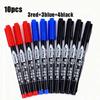 2mm Bold Tip Oil-Based Quick-Dry Waterproof Oil-Proof Permanent Marker for Plastic Metal & Wood Shipping Packaging & Coding