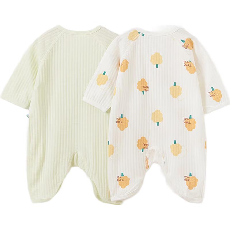 

Tongtai Infant Summer Cotton Butterfly Romper 2-Piece Set 52