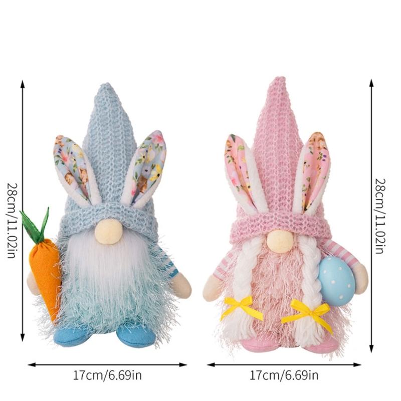 Gnomes Plush Decorations for Festival Home Decorations Facelesses Doll ,Easter Gnomes Ornaments Stuffed Gnomes Plushies