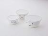 Fuji Enamelware Miffy Face Mixing Bowl 3-Piece Set, White
