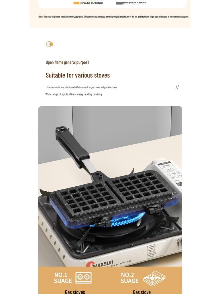 Non-Stick Waffle Mold & Baking Tray - DIY Breakfast & Pastry Maker