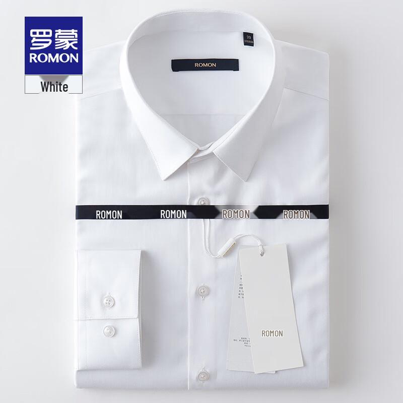 ROMON Men's Long Sleeve Wedding & Business Shirt