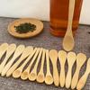 5Pcs Wooden Honey Spoon Ecofriendly Household Tableware Bamboo Kitchen Condiment Scoop Coffee Spoon Dessert Spoon Teaspoon