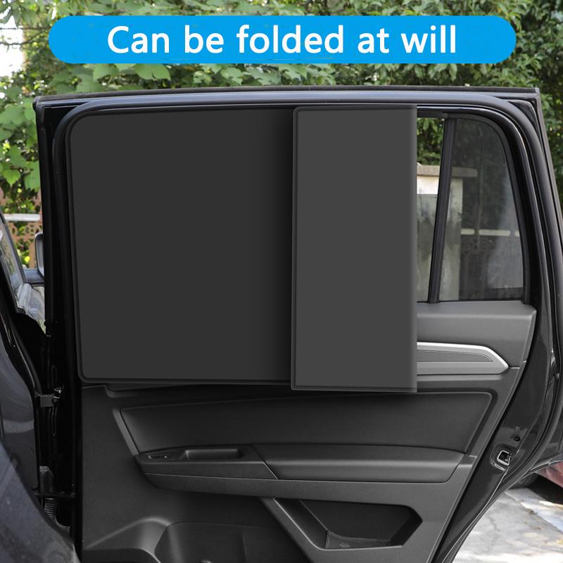 Universal Car Sunshade Window Magnetic Suction Sunshade Heat Insulation Cloth Cover Sunshade Car Side Sunshade