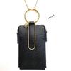 Arac.9 Medium Ring Gold Zipper Mobile - Black