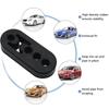 2Pcs Exhaust Hangers Universal 4 Holes Car Exhaust Mount Brackets Rear Rubber Muffler Hanger for Protecting Car System
