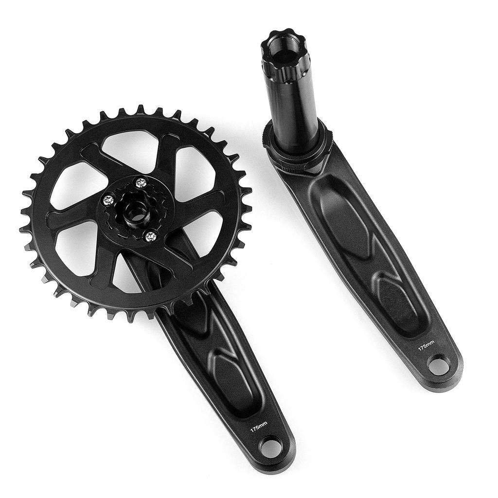 Case Crank Set Crank Arms for Bicycle Mtb Cranks 170mm 175mm Bikes Crank 3mm 6mm Offset Teeth Chainring 32/34/36T Mtb Bike Parts