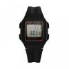 Casio F 201wa 9adF  F 201wa 9a  Digital Square SportS Soldier Men S Pu Watch