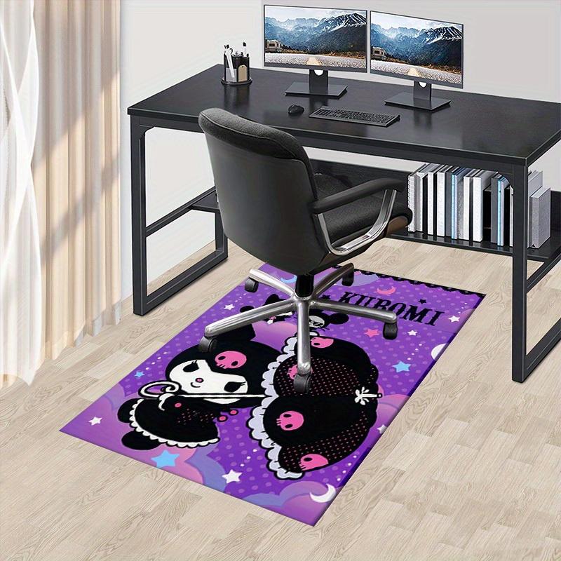 

1pc Kuromi Office Carpet, Under Chair Rug, Gift for, Universal Decorative Mat with Cute Cartoon Characters, Perfect for Home and School Envi 60cm by 90cm