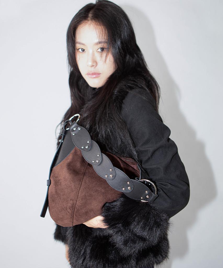 Afoye Ova Bag / Brown Suede