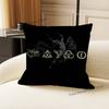 Hot LLed ZZeppelins Band Pillow Case For Sofa Decor Car Office Room Printing Cushion Cover Decorations and Protector