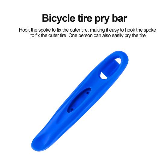 Bicycle Tire Lever Tyre Spoon Ergonomic Design Rounded Edge Burr-Free Reliable