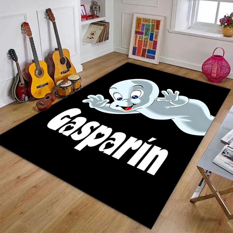 1pc Casper1 Design Printed Area Rug Carpet for Bedroom Living Room Home Decor Rugs Mat Non Slip Mat Rug for Bedside