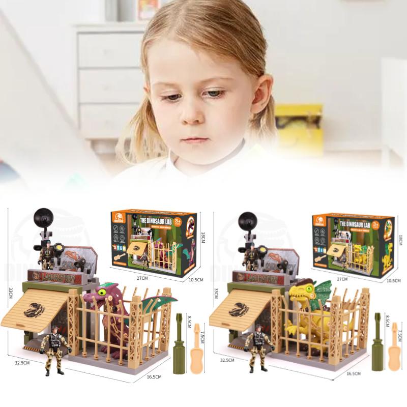 Engaging Battery Powered Dinosaur Model Toy For Children With Easy Diy Assembly