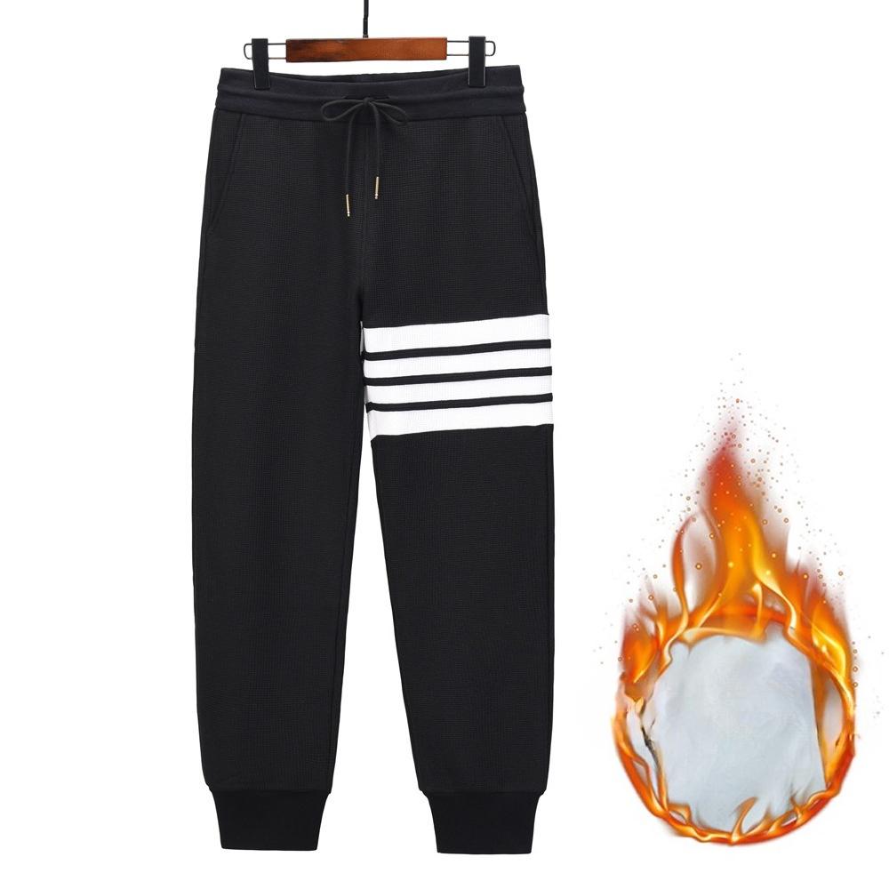 Men's Casual Pants Thin Autumn and Winter Casual Sweatpants Youth Trend Versatile Men's Cropped Pants Long Pants Trend