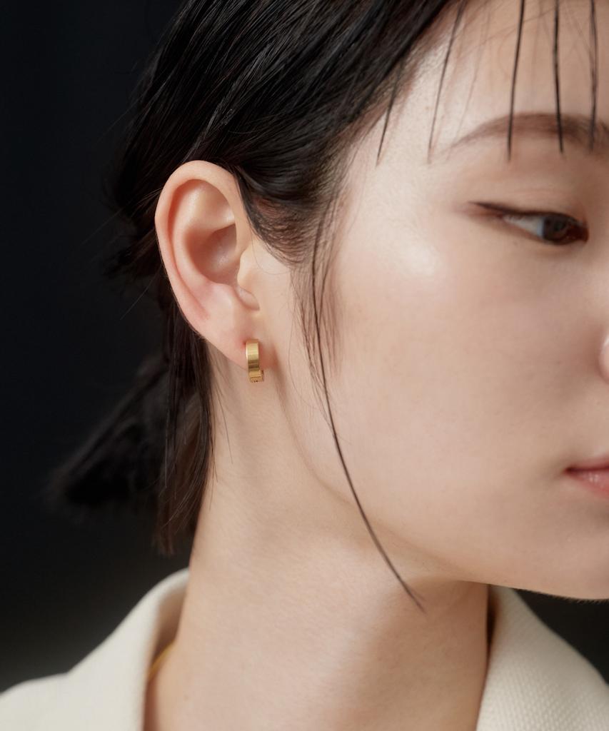 Novice Tokyo Hoop Earrings [Unisex] Hoop EarringStainless / Gold