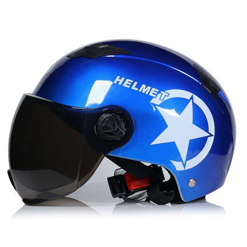 Elektrische Motor Auto Helm Roller Fahrrad Open Face Halbe Baseball Kappe Anti-UV Sicherheit Schutzhelm Fahrrad Helm Einstellbar