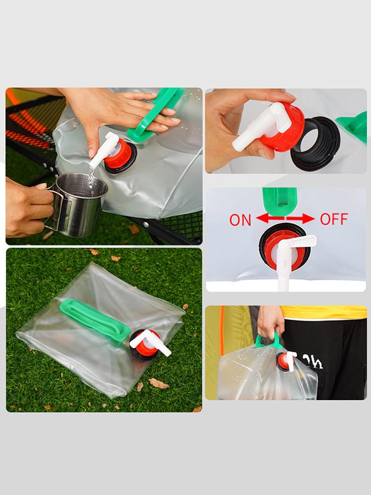 10/20L Camping Water Storage Carrier Jug with Spigot Water Carrier Water Tank for Camping Hiking Backpacking Emergency