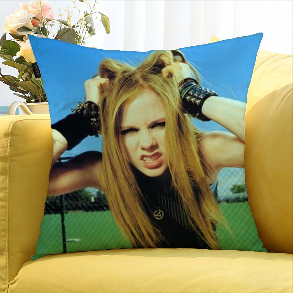 Avril Lavigne World Various Sizes Square Pillow Case For Car Home Bedchamber Decor