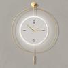 Slient Wall Clock Modern Large LED Wall Clocks Minimalist Creative Dining Room Clocks Living Room Art Aesthetic Decoration