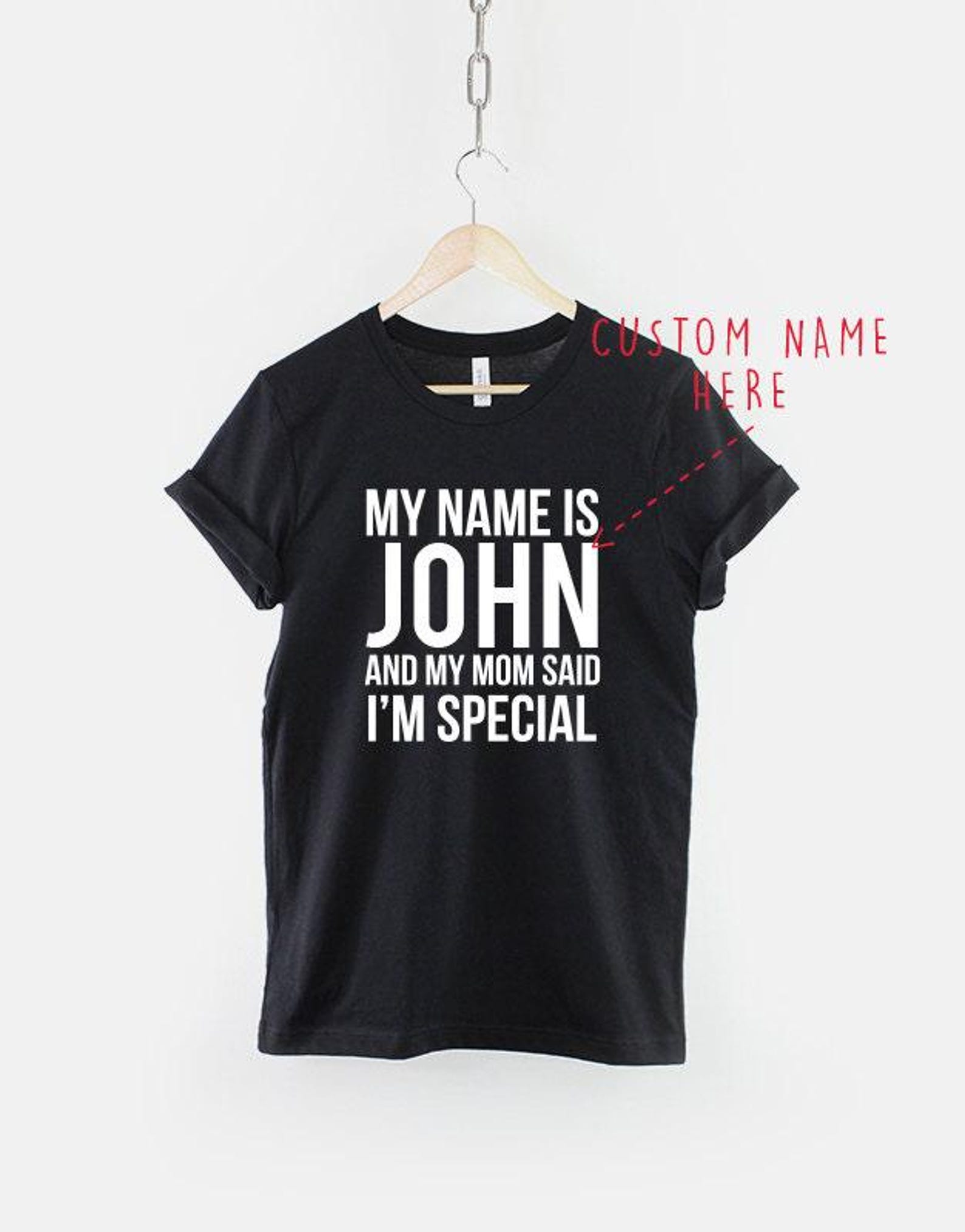 Custom Name Shirt, Personalized Family Slogan Tee, Funny Cotton Top 4XL