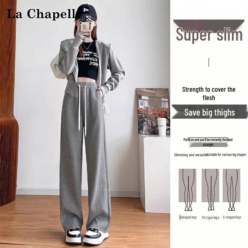 La Chapelle Women s Fashion Straight Wide-Leg Pants 4XL