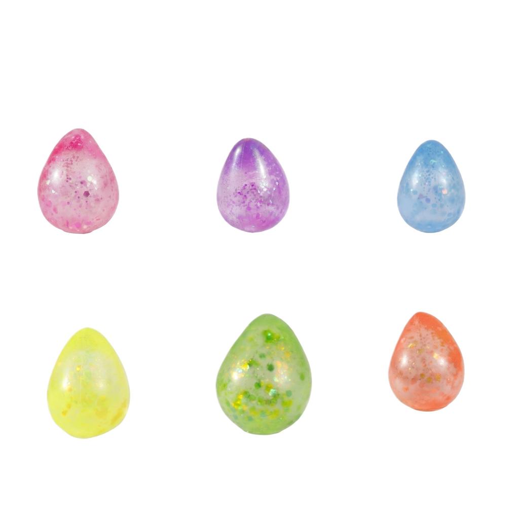 Sensory Water Drop Ball Set for Squeezing and Stress Relief Smooth Surface Tactile Toy for Hands Relaxation and Focus Enhancement