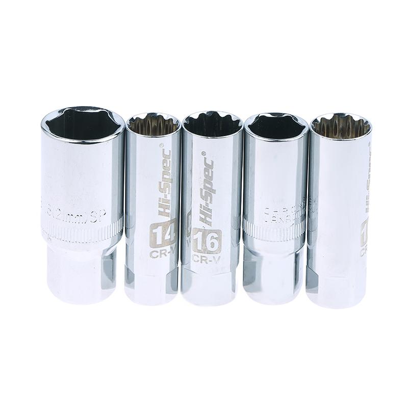 Hot Car Spark Plug Socket Universal Wrench 14/16/21mm Install Replace Repair Kit Magnetic Spark Plug Removal For Car Repair