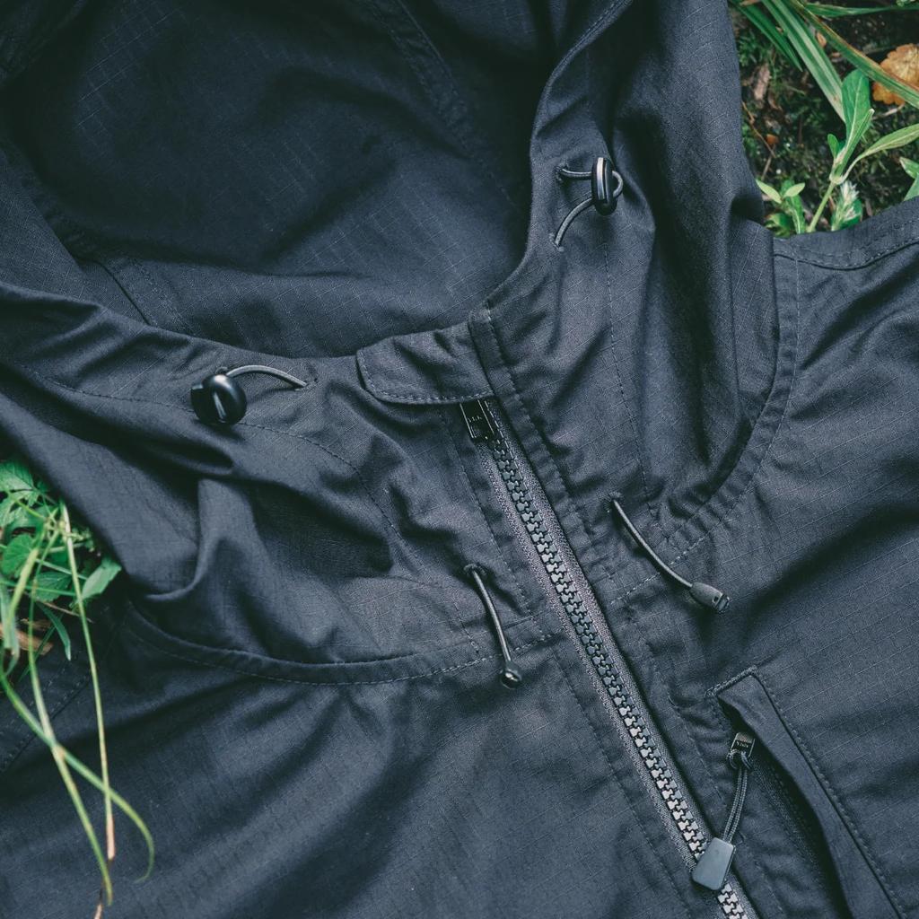 HOMURA Mountain Parka Flame Long Ideal for Outdoor and Bonfires [WAKU] [HOMURA Series] Retardant, Sleeve, Hooded, Camping, Activities, (JP, Alphabet,