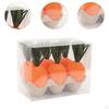 6Pcs Easter Carrots Mini Decor Ornament Vegetables Faux for Party