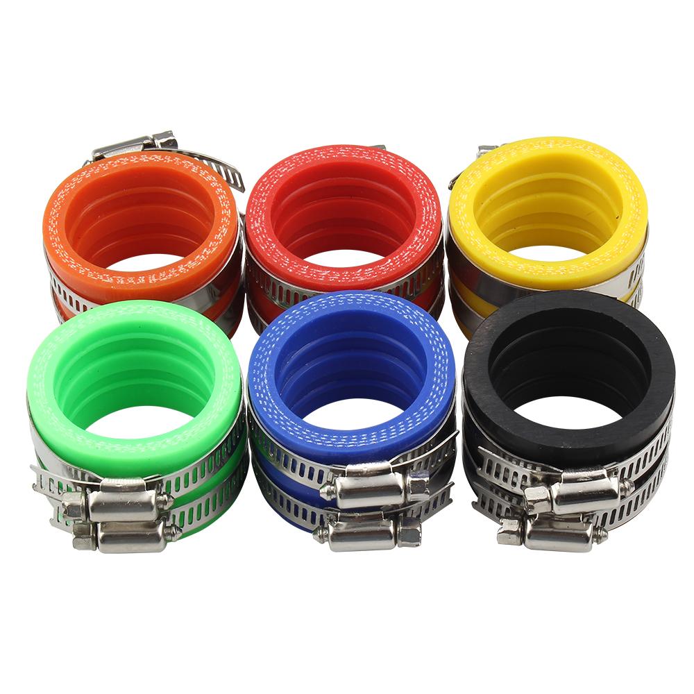 Motorcycle Carburetor Adapter Inlet Intake Pipe Rubber 35MM 40MM For KOSO OKO Mikuni PWK Universal 2/4 Stroke Engine Motocross