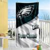 Philadelphia Eagles Customized Name Beach Towel High Absorbency Quickdry Suitable For Sports Travel Swimming Yoga Bathroom Beach And Pool