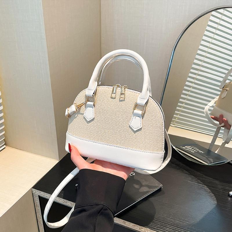 Women Shell Crossbody Bag New Trendy Retro Shoulder Small Handbag Simple Stylish Casual Commuter Purse CLE