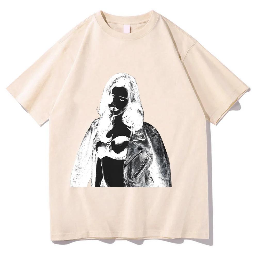 2026 Nessa Barrett Photo Negative Tee Women Men T Shirts Vintage Leisure Tees Short Sleeve O Neck T-Shirt Pure Cotton New Arrival Top