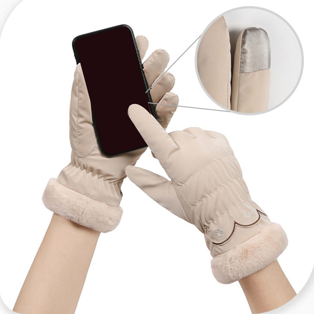 Ski Gloves, Winter Skiing Glove Thermals Gloves Touchscreens Winter Glove, Warm Thickened Gloves for Bike Ridings Hiking