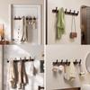 Punch-Free Wall Hook Nordic Style Coat Rack Key Bag Hanger Clothes Hanger  Bedroom
