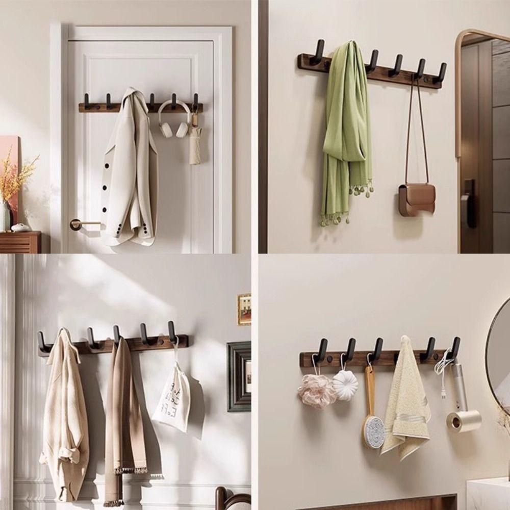 Punch-Free Wall Hook Nordic Style Coat Rack Key Bag Hanger Clothes Hanger Bedroom
