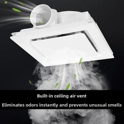 8/10/12" In Ceiling Ventilation Fan Ultra-Quiet Drywall Exhaust Fan  for Bathrooms, Toilet, Hotel