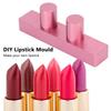 DIY Lipstick Mold 2 Hole Aluminum Multipurpose Lip Gloss Balm Fill Maker for Makeup