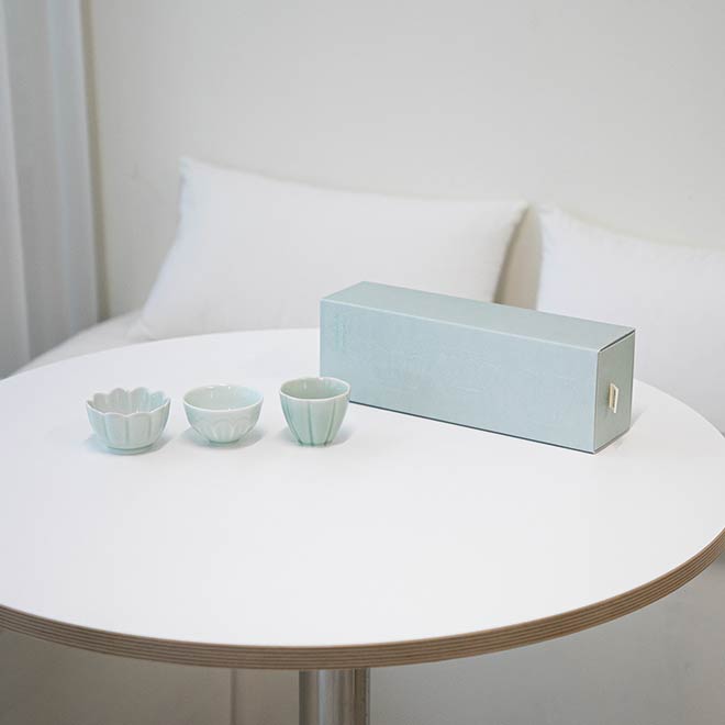 KR National Museum of Korea Celadon Cup Set