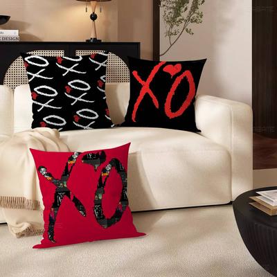 Rapper The Weeknd XO Pillow Anime Pillow Sofa Bed Head Pillow Cover Cushion Cover 45x45 Cm Fashion