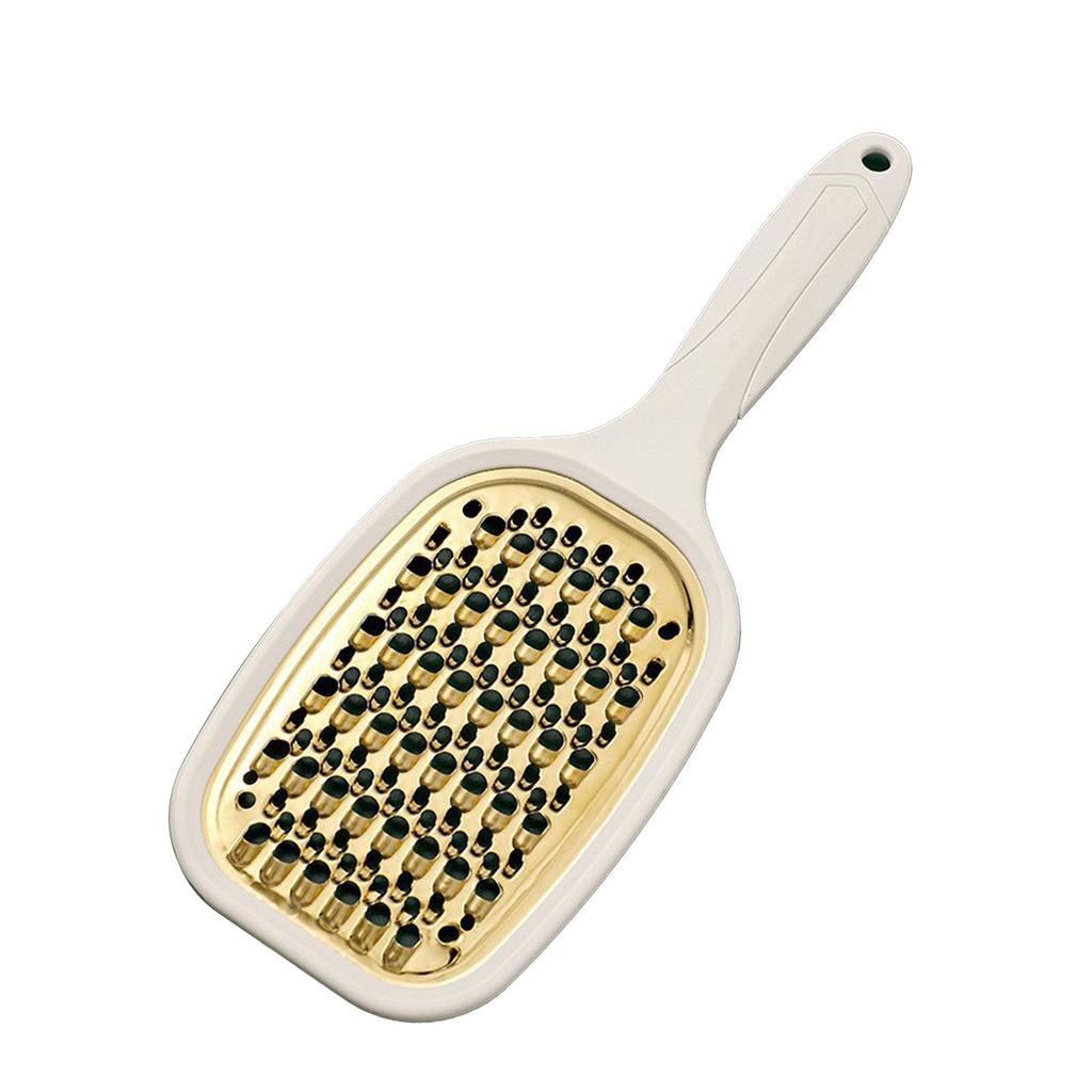 Food Grater Multi Purpose Stainless Steel Vegetable Shredder for Potato Carrot Home Kitchen White Handle