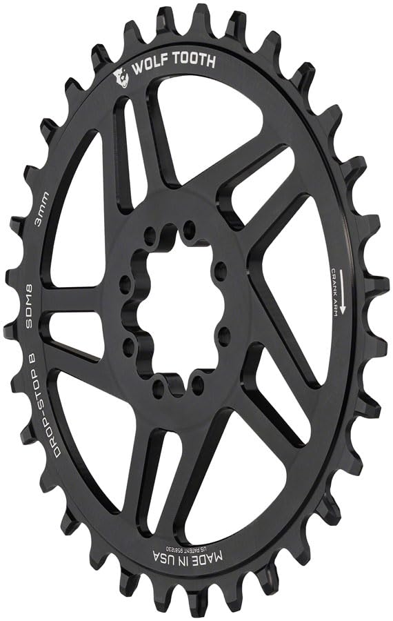 Wolf Tooth Direct Mount Chainring for SRAM 28T 8-Bolt