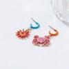 4Pcs/Set Personalized Trendy Creative Design Alloy Starfish Crab Earring For Women Party Jewelry Gift
