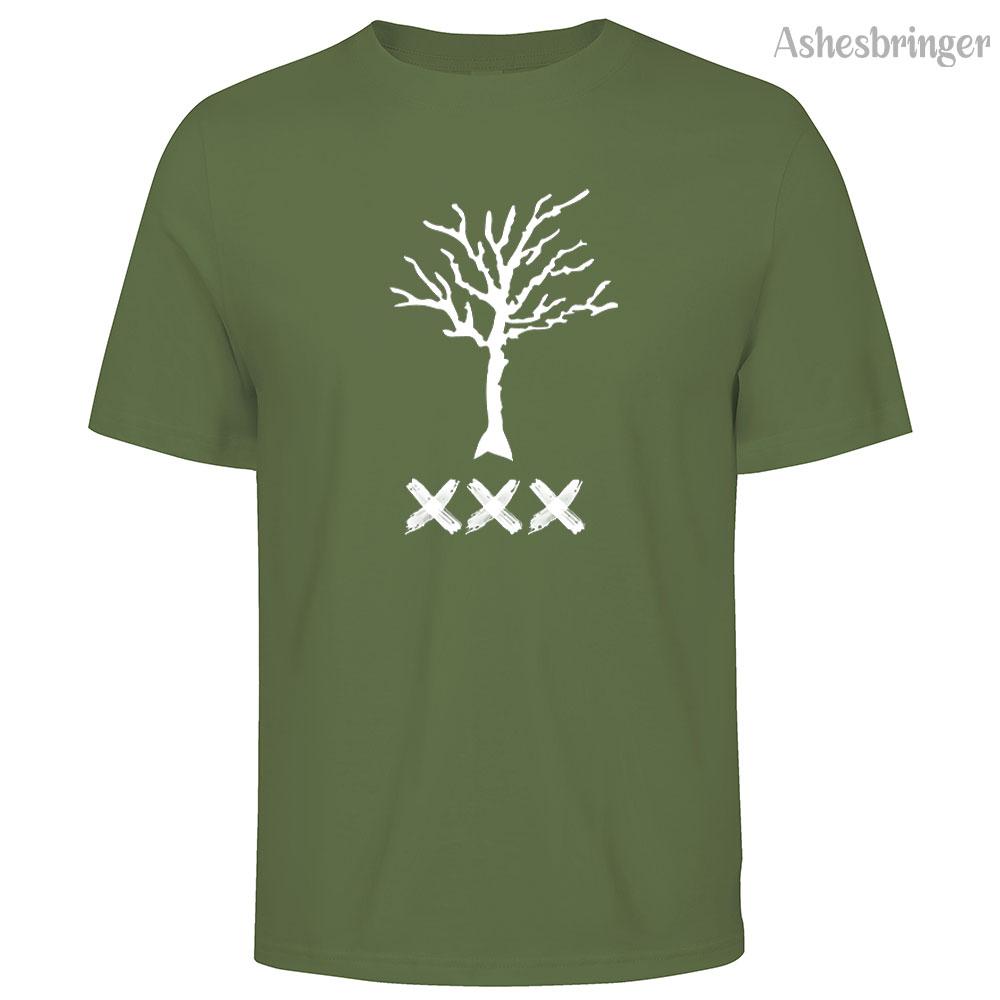 Camiseta de Algodão Masculina XXXTENTACTION Gola Redonda Casual Estilo de Rua Moda Tops Respiráveis para Homens e Mulheres