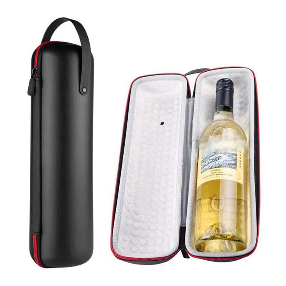 EVA Portable Wine Bag Waterproof Cooler Ice Bags Beer Cooling Bags Single Red Wine Gift Box for Party Travel Wine Travel Carrier